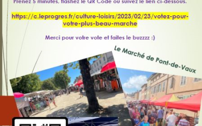 Votez pour le marché de Pont de Vaux !