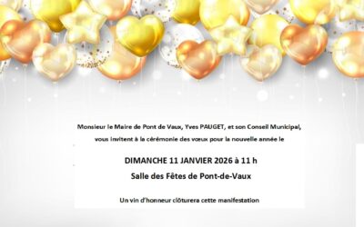 Voeux du Maire et de la Municipalité